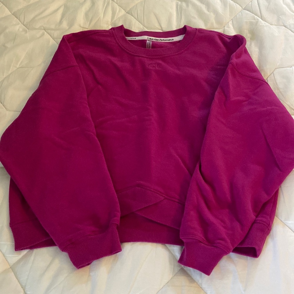 Calvin Klein crop top sweatshirt